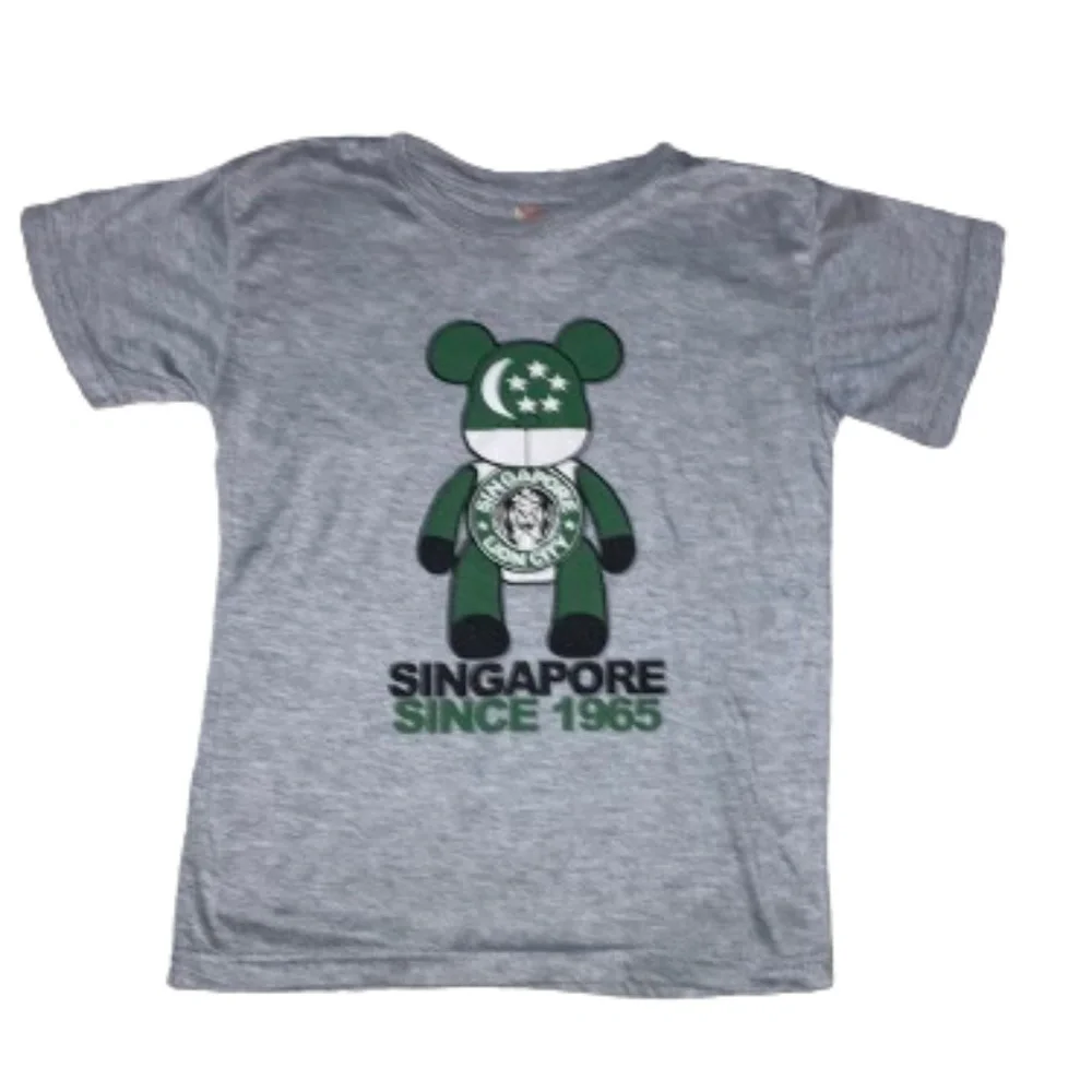 Singapore t shirt kids Starbucks tourist souvenir BE@RBRICK Starbucks Parody - Picture 4 of 6